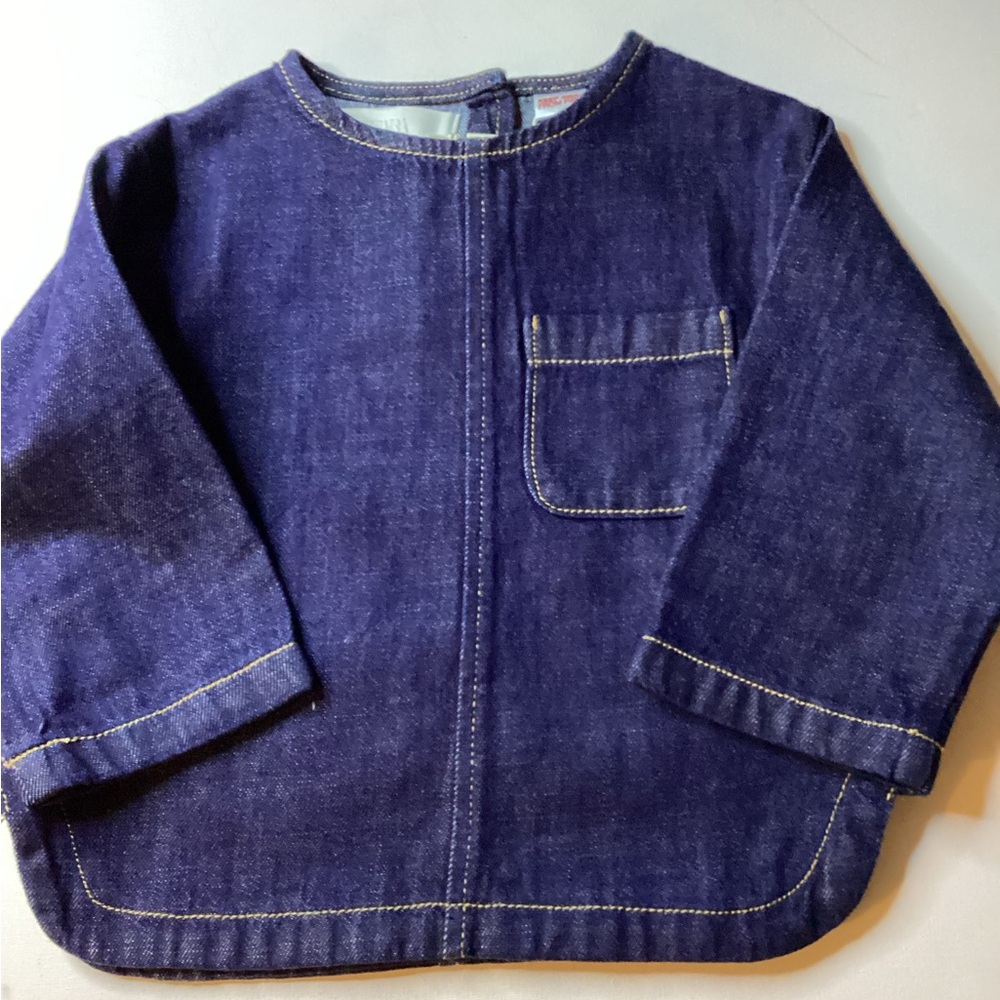 Zara Kids Deep Blue Denim Jacket